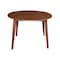 International Concepts 42 in. Solid Wood Round Dual Drop Leaf Dining Table with 4 Chairs in Distressed Oak K42-42DL-C10-4 - alternate 3